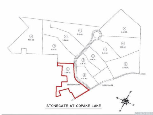 1 STONEGATE OFF BIRCH HIL ROAD # LOT 1, COPAKE, NY 12521, photo 4 of 5